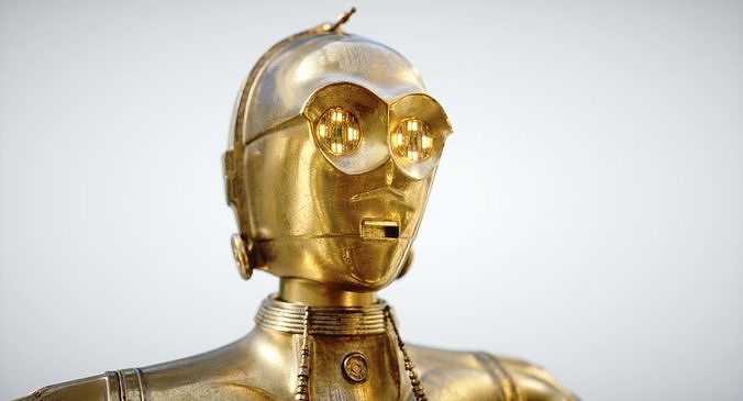Robot C3PO  3D model