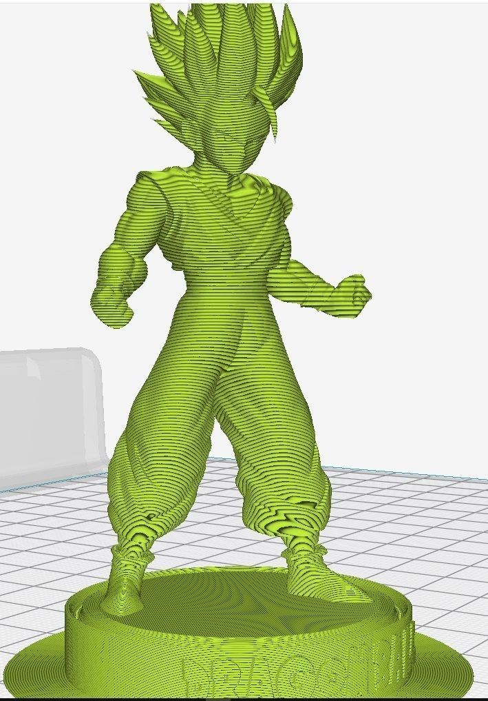 Gohan Goku Dragon Ball Printable 3D print model_10