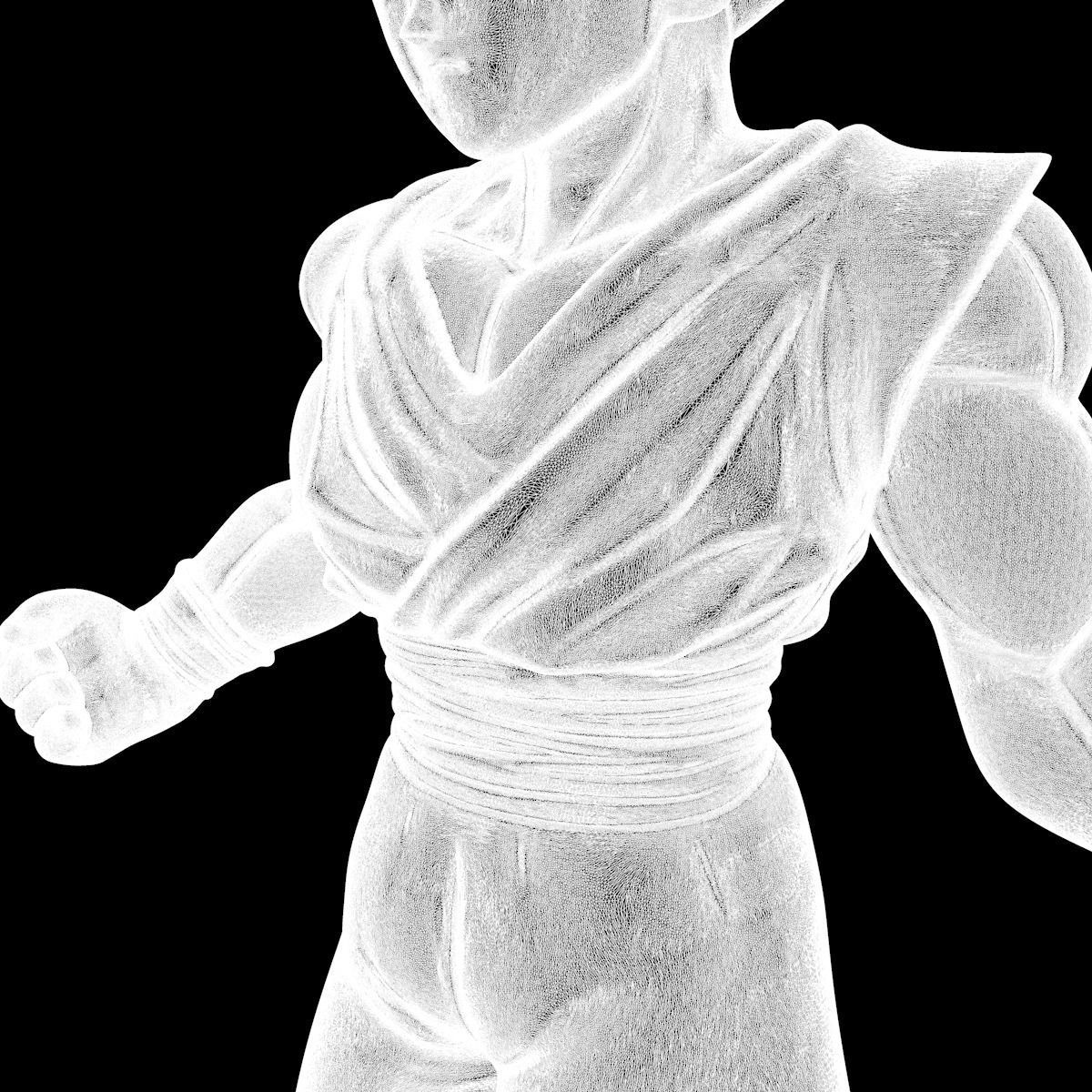 Gohan Goku Dragon Ball Printable 3D print model_7