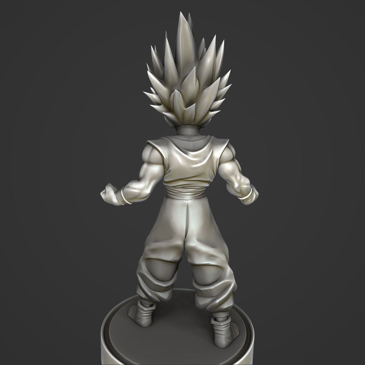 Gohan Goku Dragon Ball Printable 3D print model_3