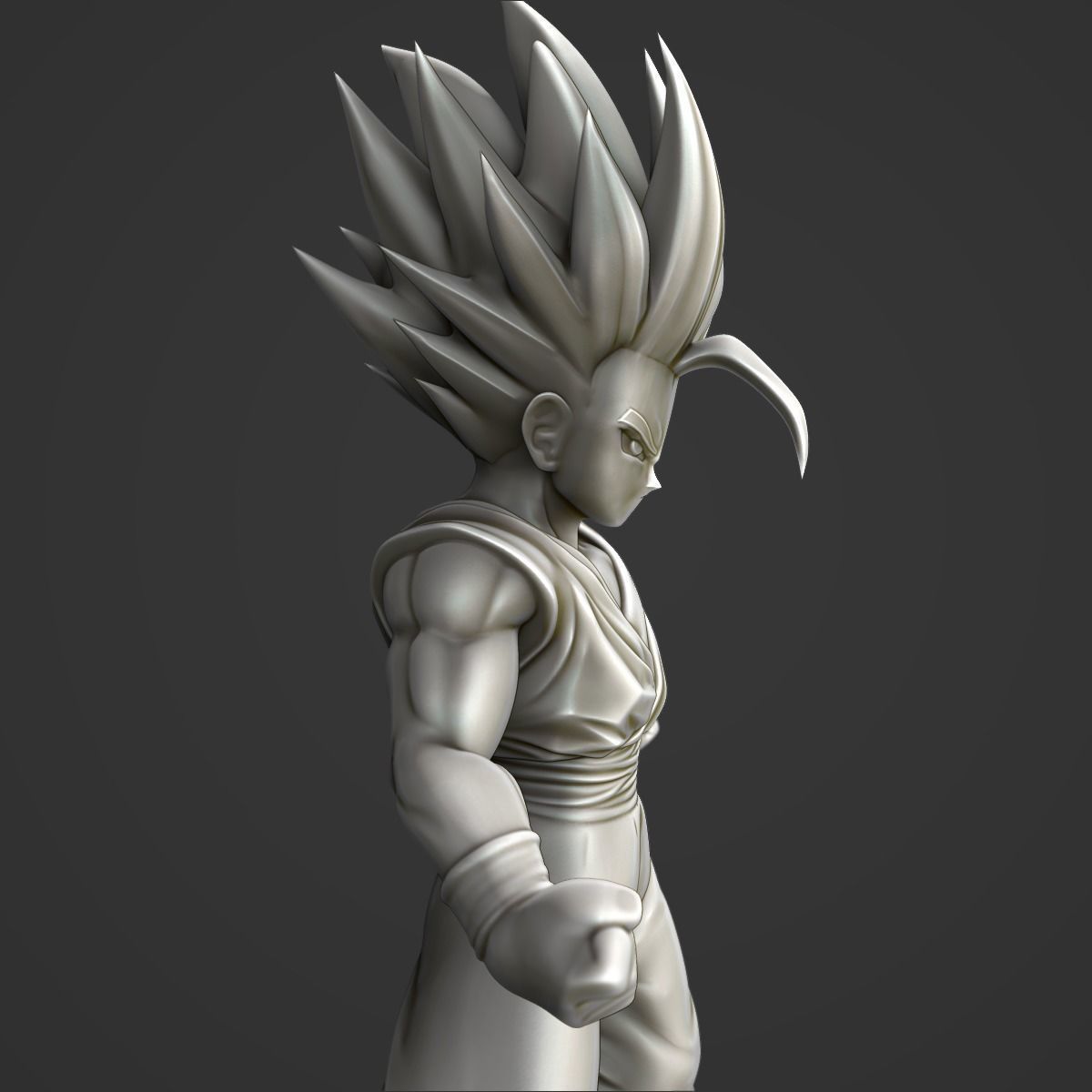 Gohan Goku Dragon Ball Printable 3D print model_4