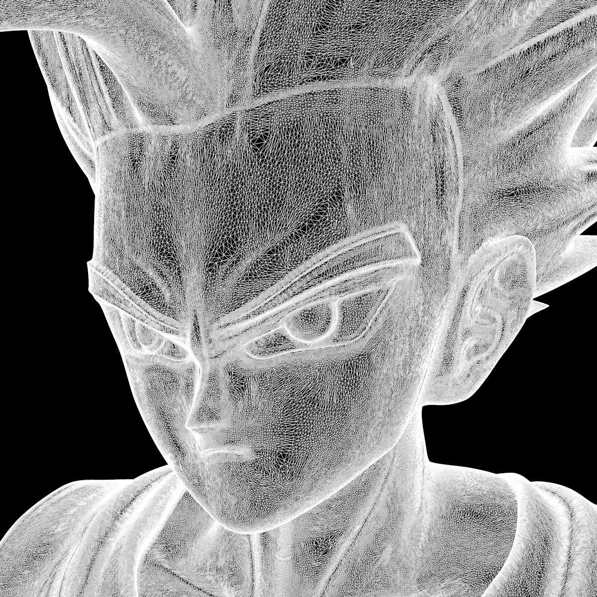 Gohan Goku Dragon Ball Printable 3D print model_8