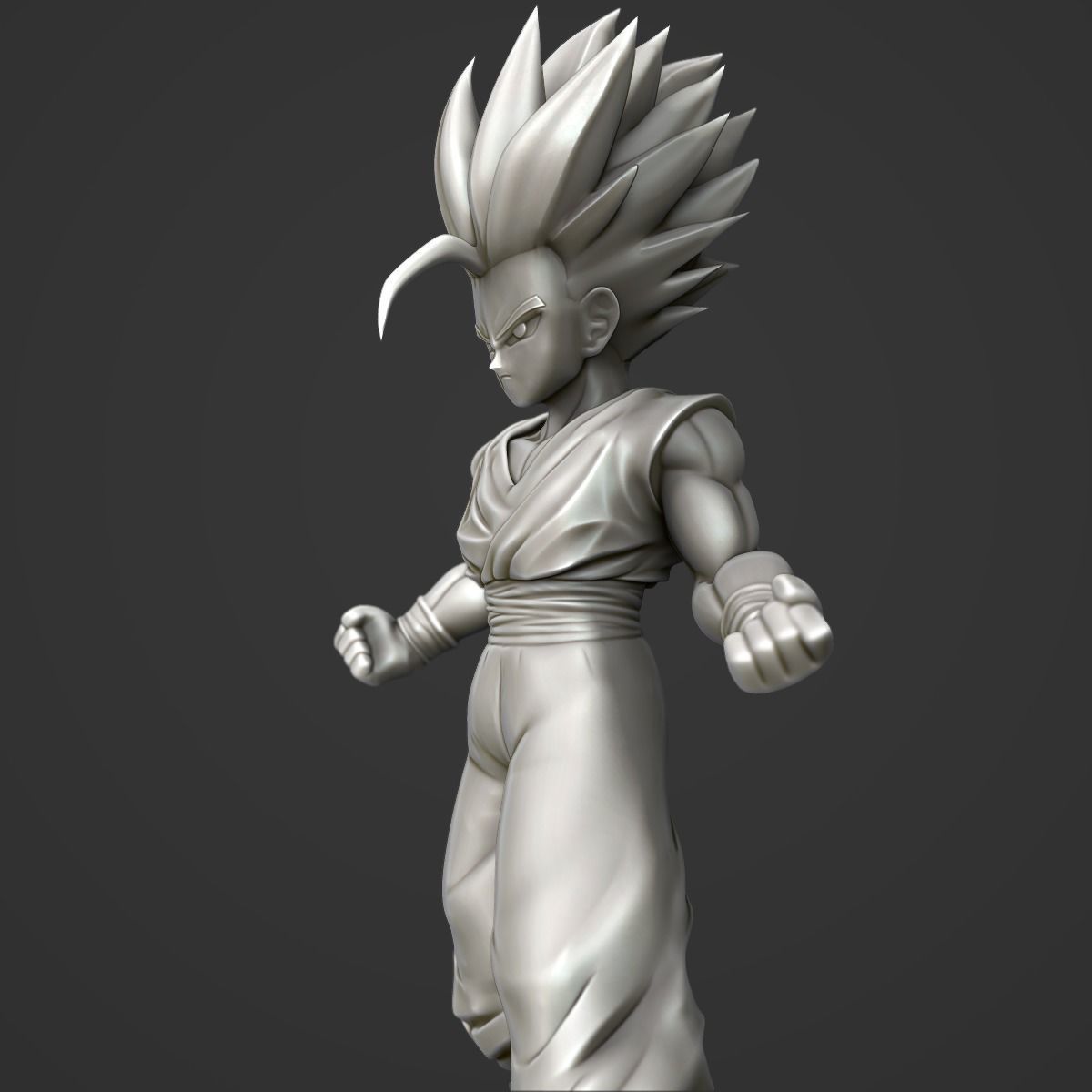 Gohan Goku Dragon Ball Printable 3D print model_5