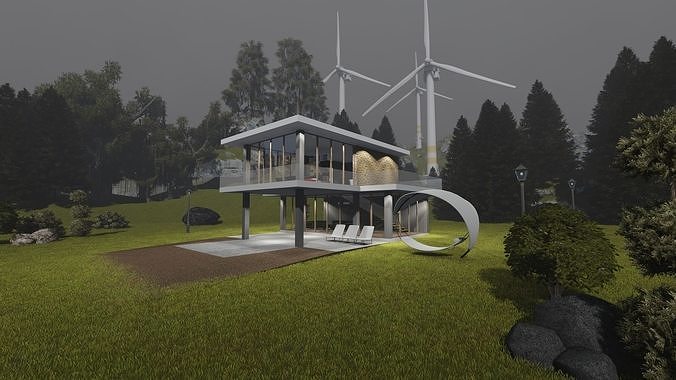 Summer House 3D model