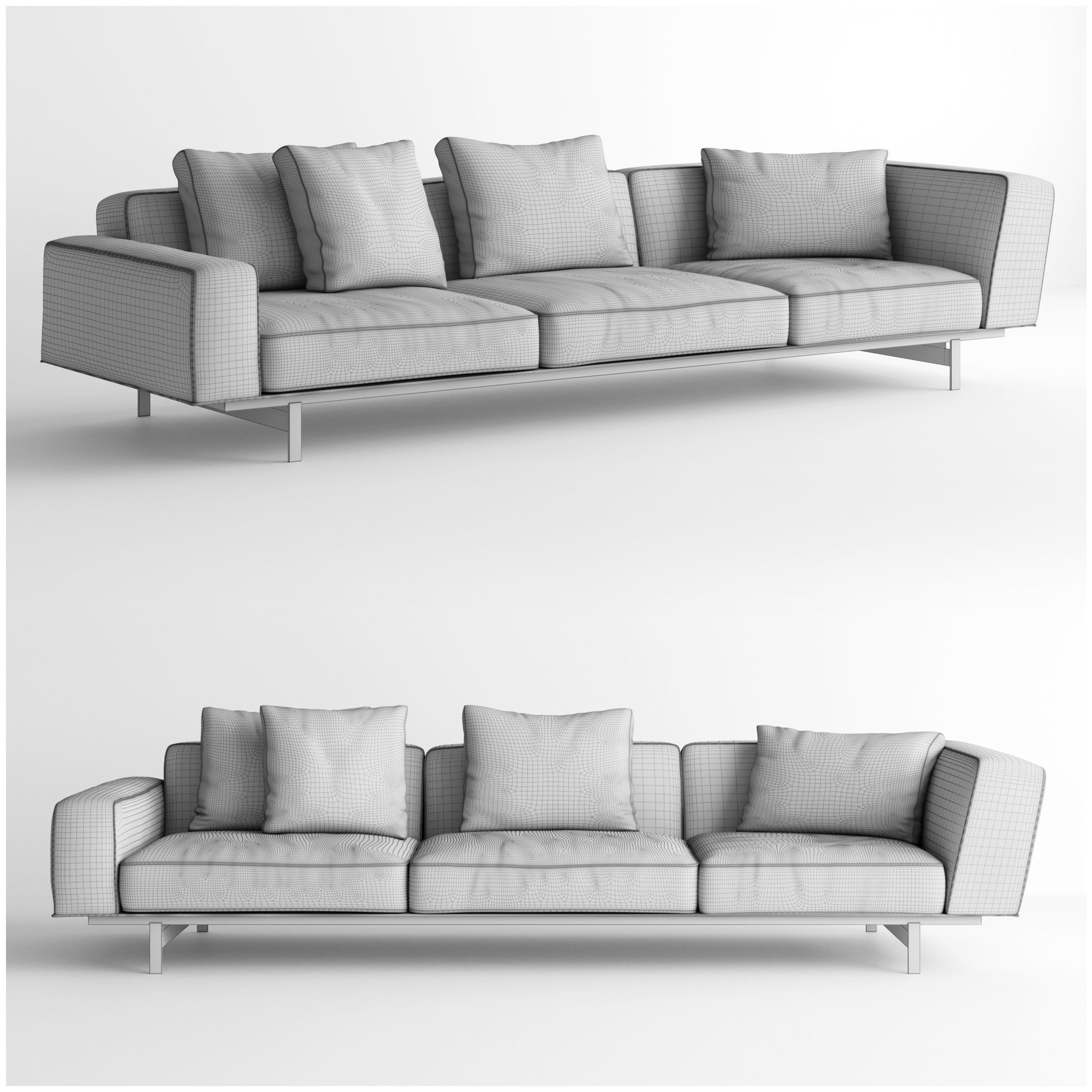 Lema Yard Sofa Unit 16 - Corner 3D model_1