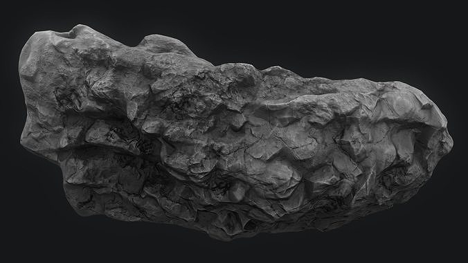 Meteor Asteroid Rock 4K  3D model