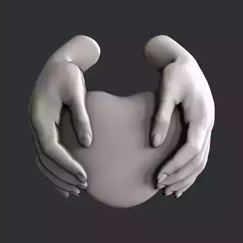 3d STL models for CNC router Love Heart