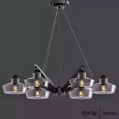 WUNDERLICHT yawov chandelier 3D model