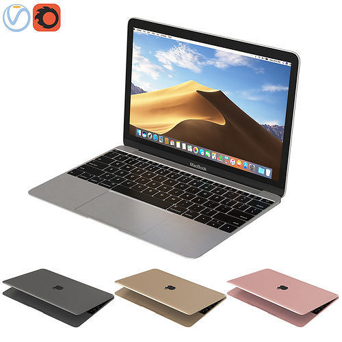 Apple MacBook 12-inch  3D model