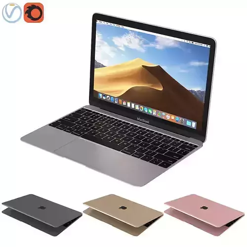 Apple MacBook 12-inch  3D model