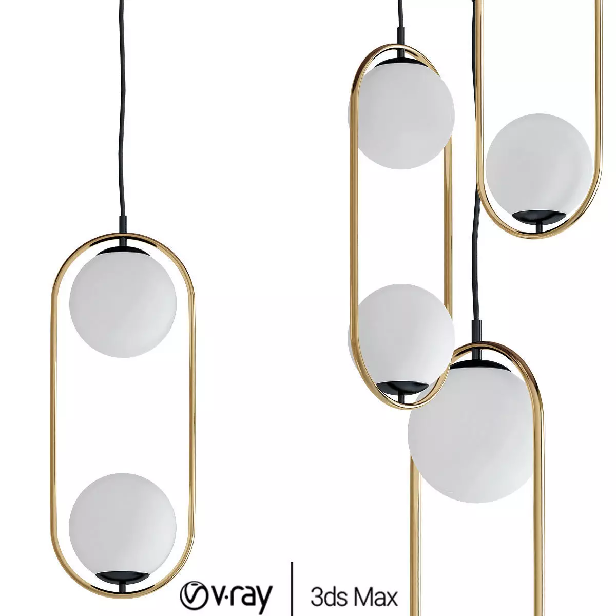 Maytoni hanging lamp 3D model
