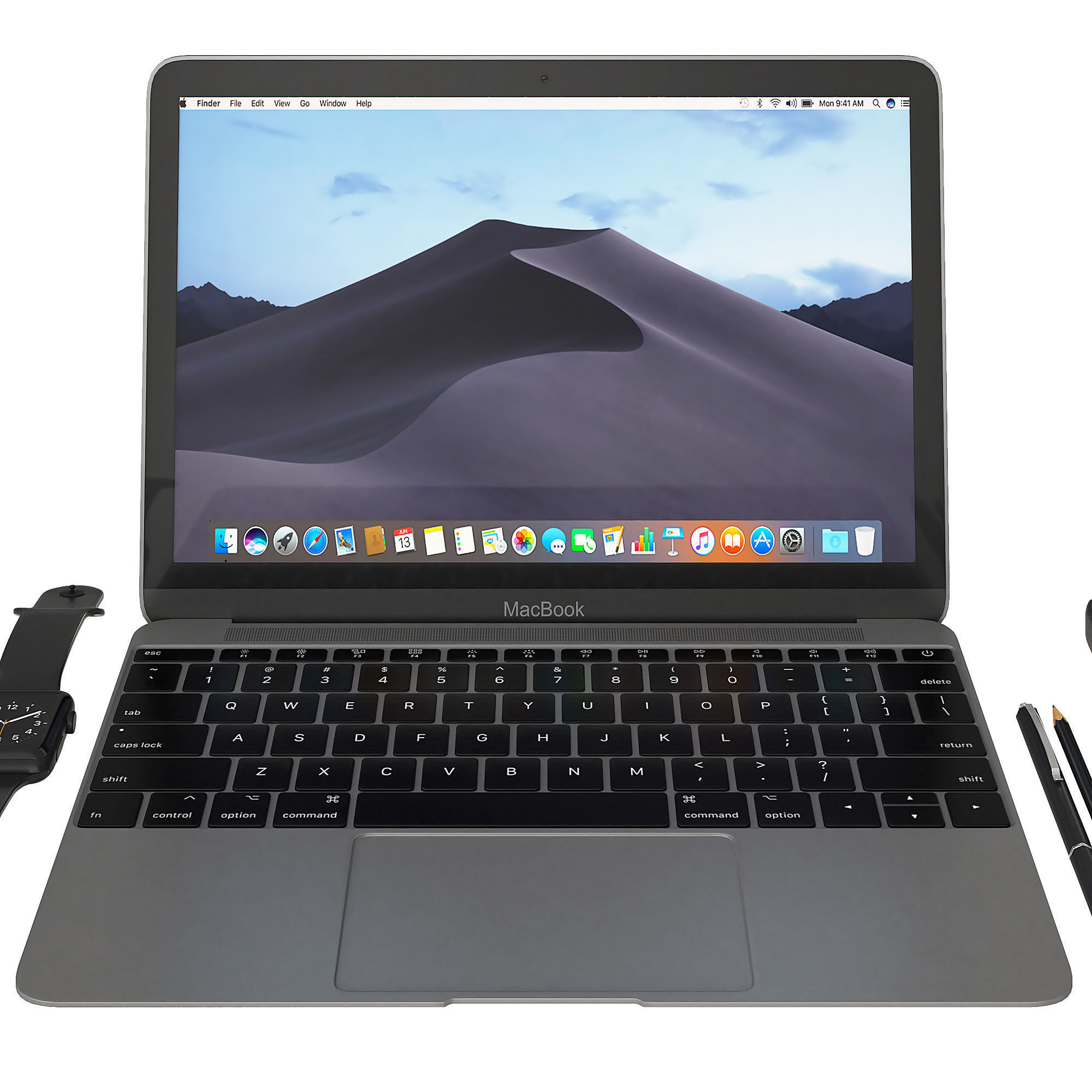 Workspace Black  3D model_2