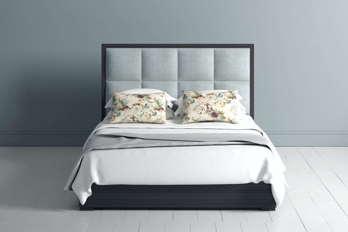 Bed with Throw 3D model_1