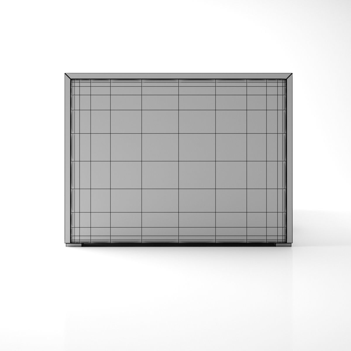 Bed with Throw 3D model_11