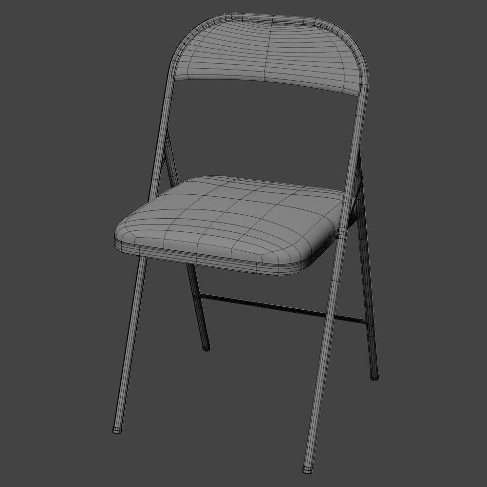Chair folding 3D model_2