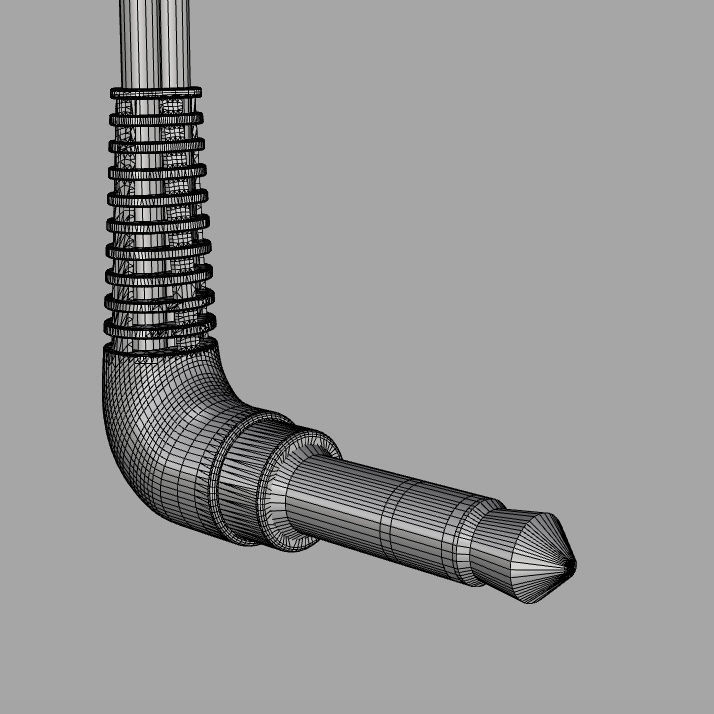 HEADPHONE headphones Low-poly 3D model_7