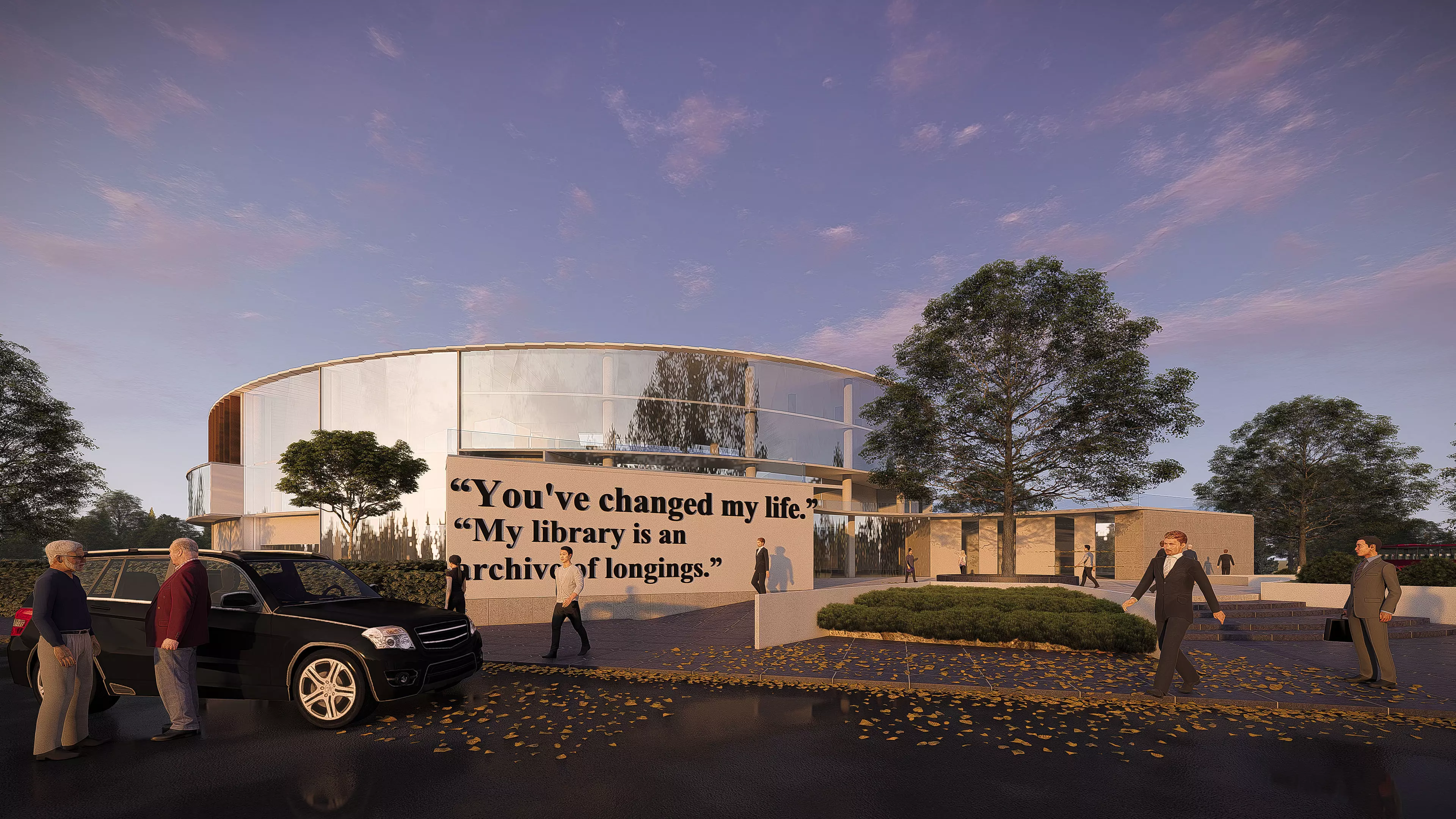 Neighborhood Library  3D model_0