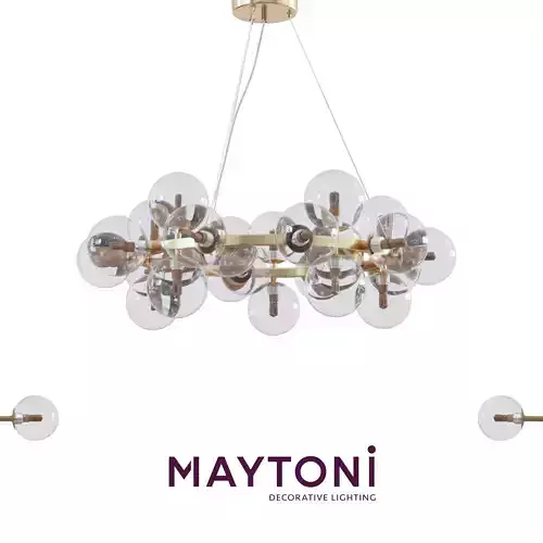 Pendant Lamp Dallas MOD548PL-25G Maytoni Modern