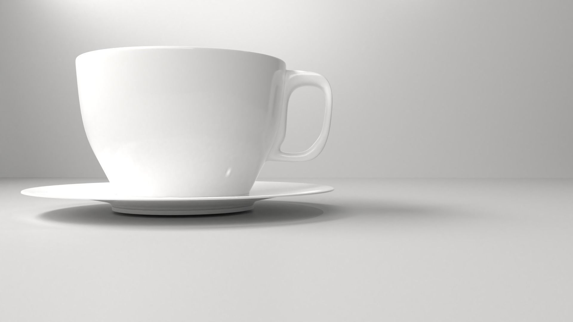 Cup and Saucer 3D model_1