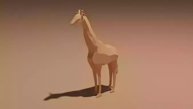 Low Poly Giraffe