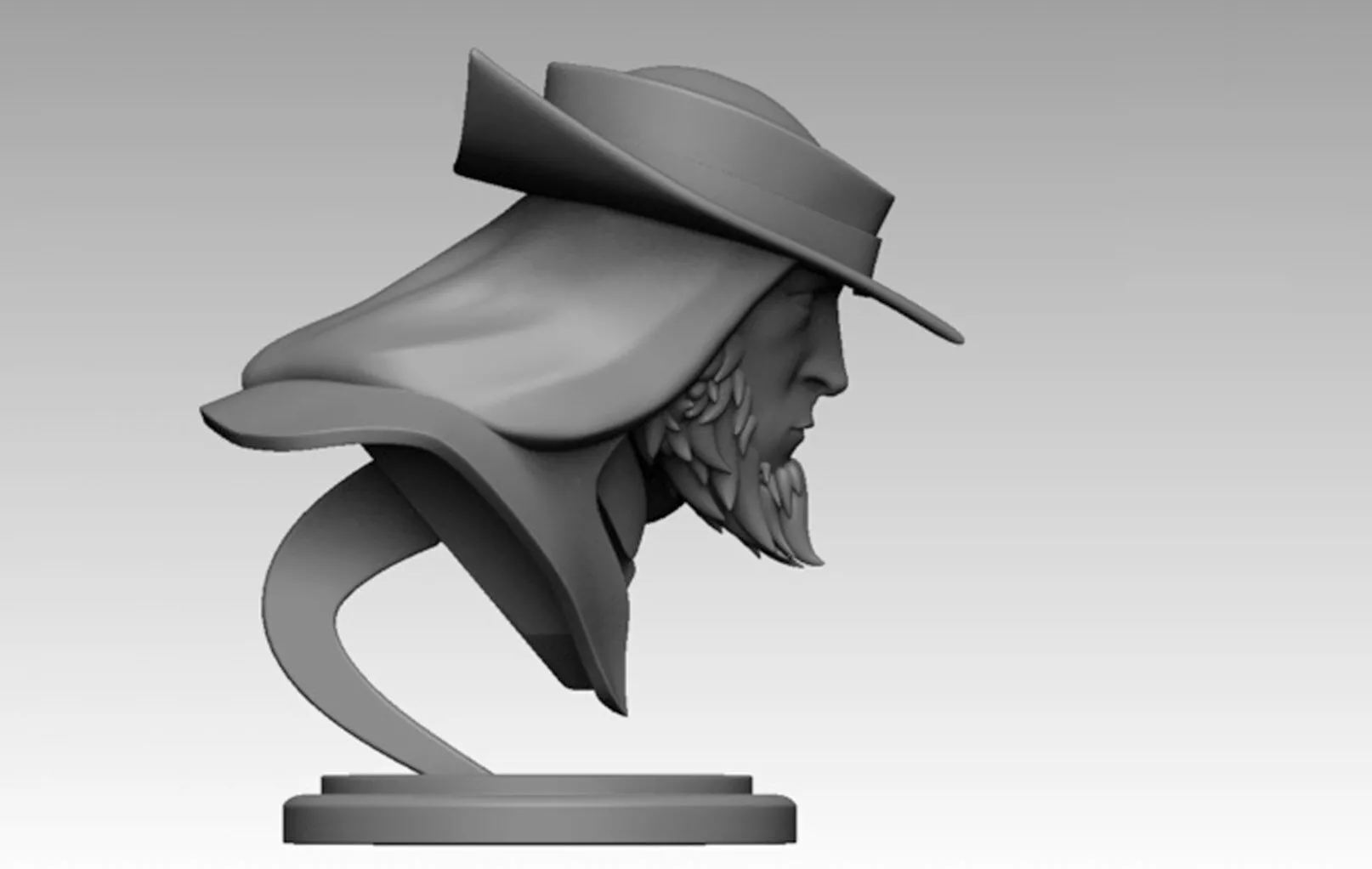 Twisted Fate League of Legends Bust 3D print model