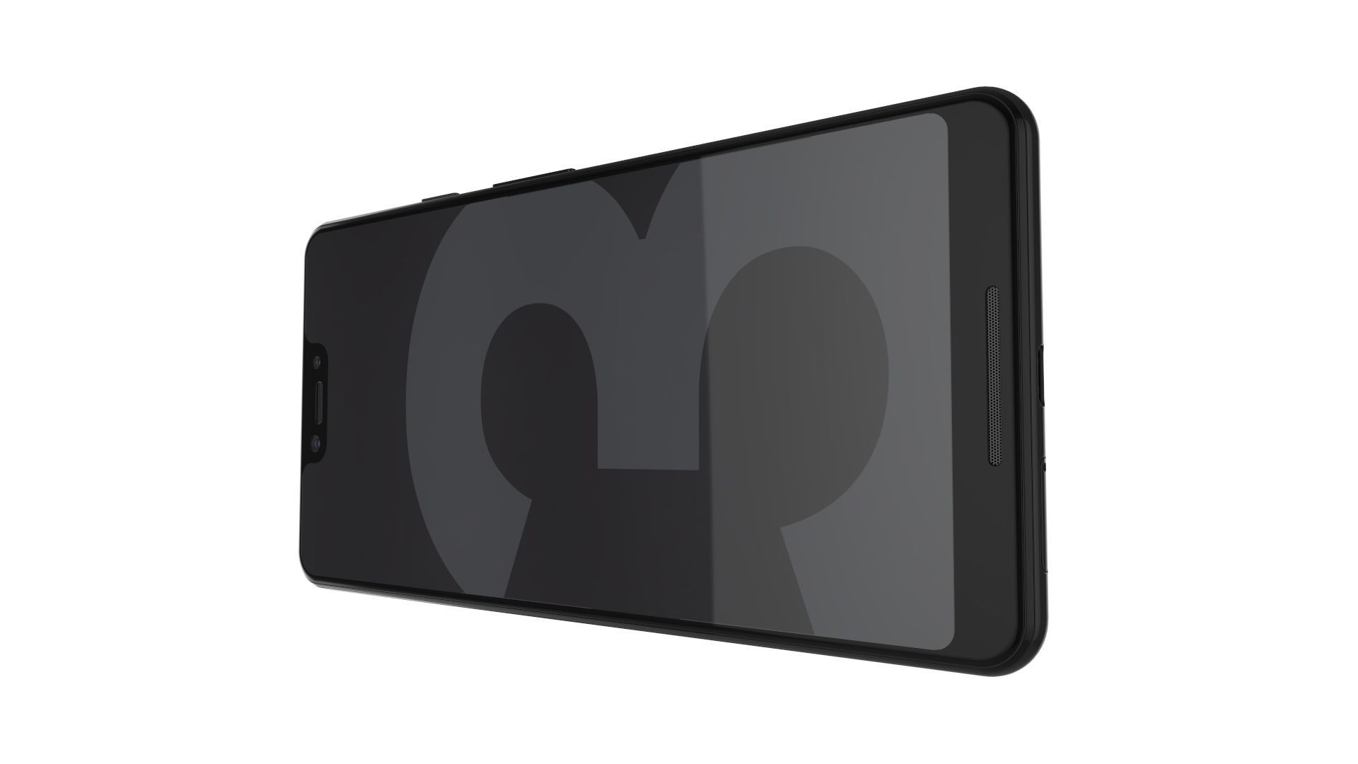 Google Pixel 3 XL Black 3D model_15