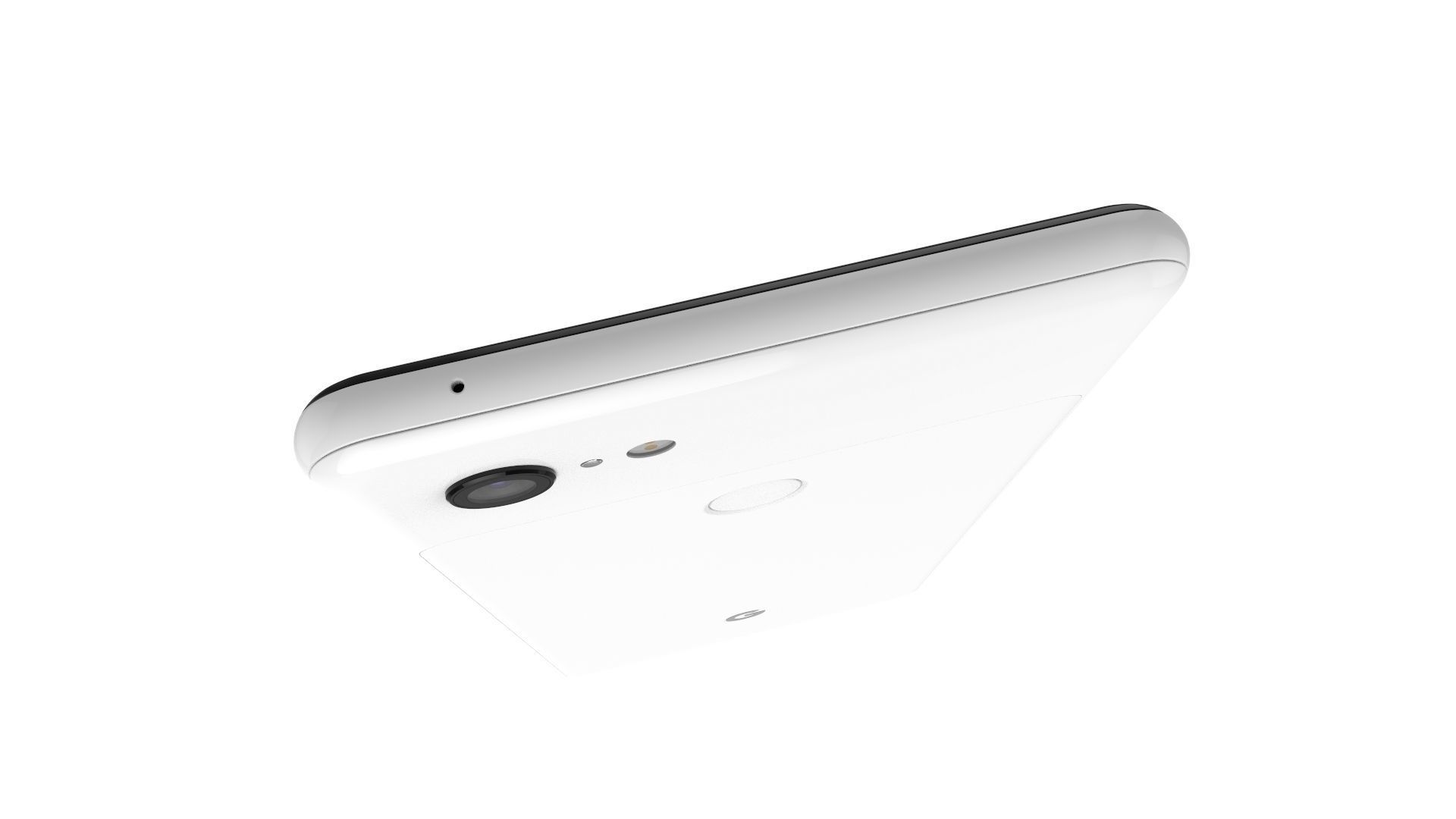 Google Pixel 3 XL White 3D model_12