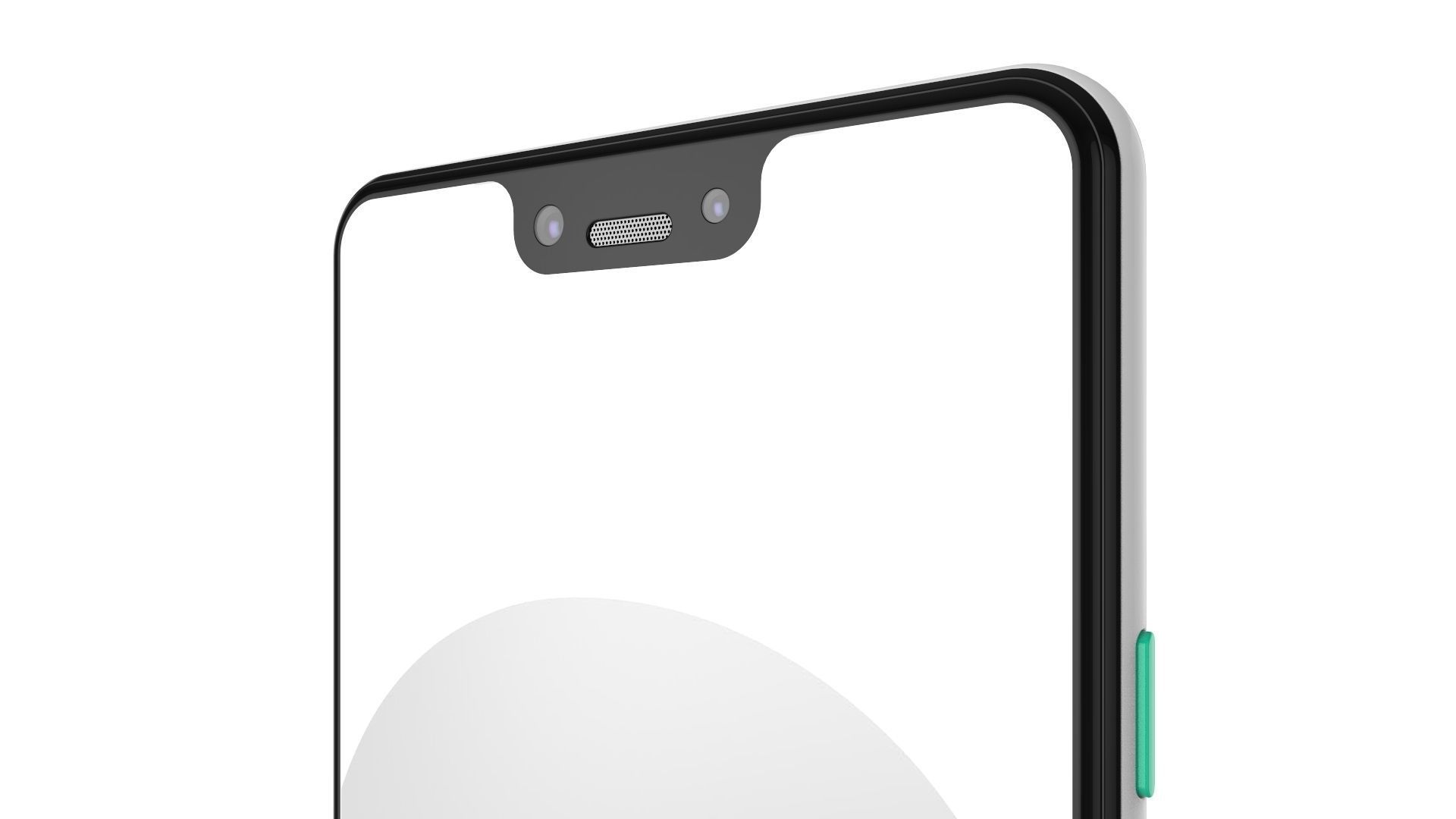 Google Pixel 3 XL White 3D model_8