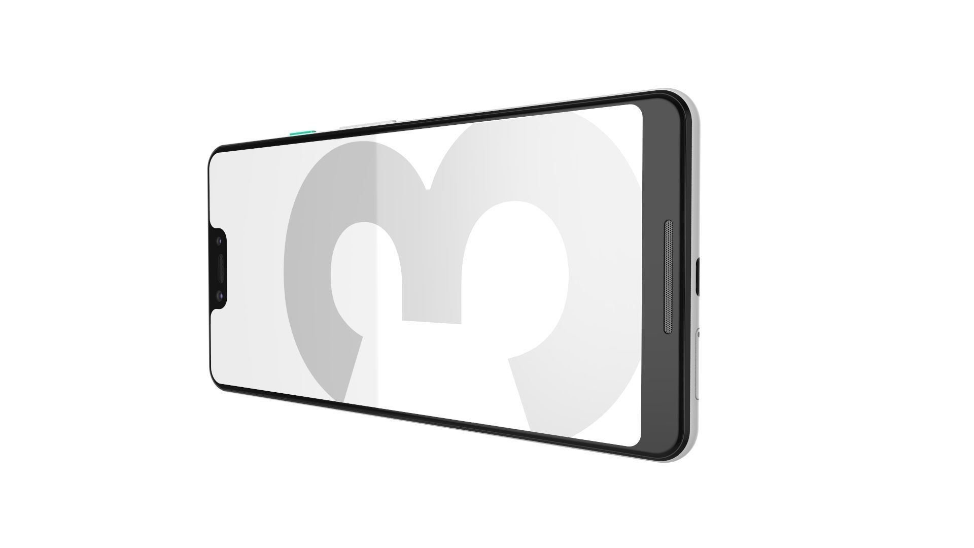 Google Pixel 3 XL White 3D model_14