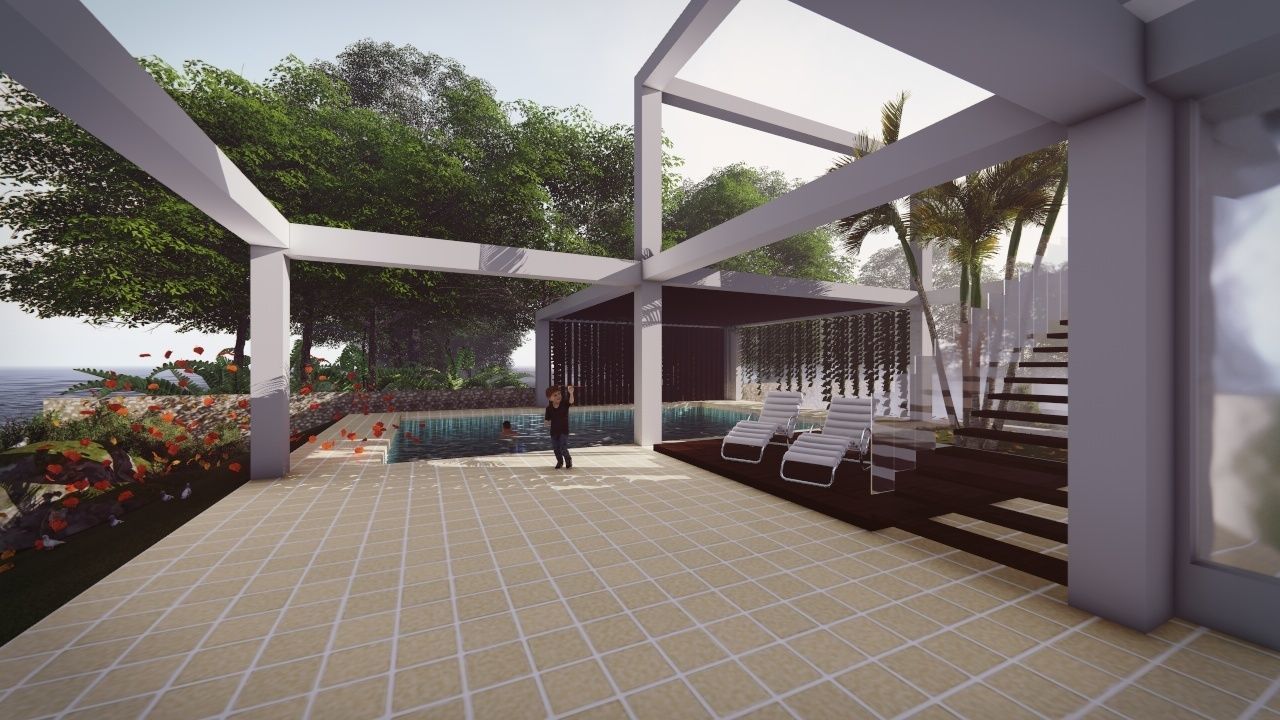 Vacation House  3D model_2