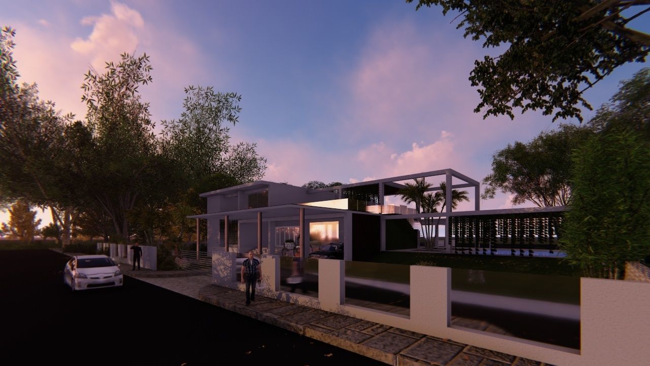 Vacation House  3D model_4