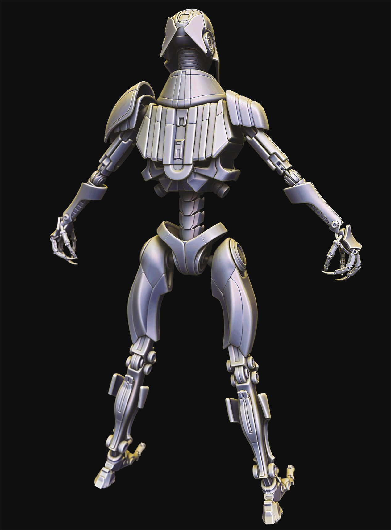 Eg5 Hunter Droid 3D model_3