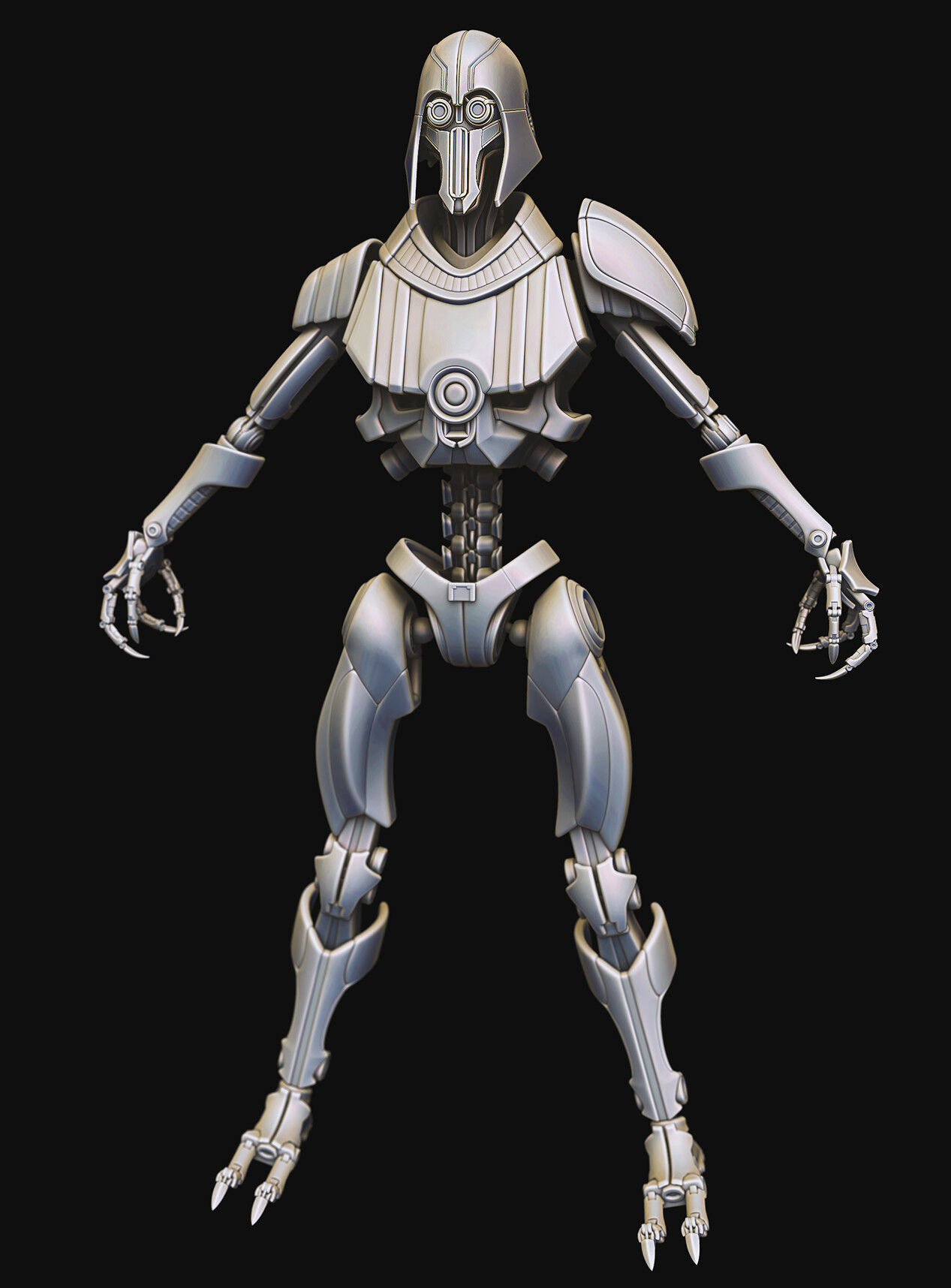 Eg5 Hunter Droid 3D model_2