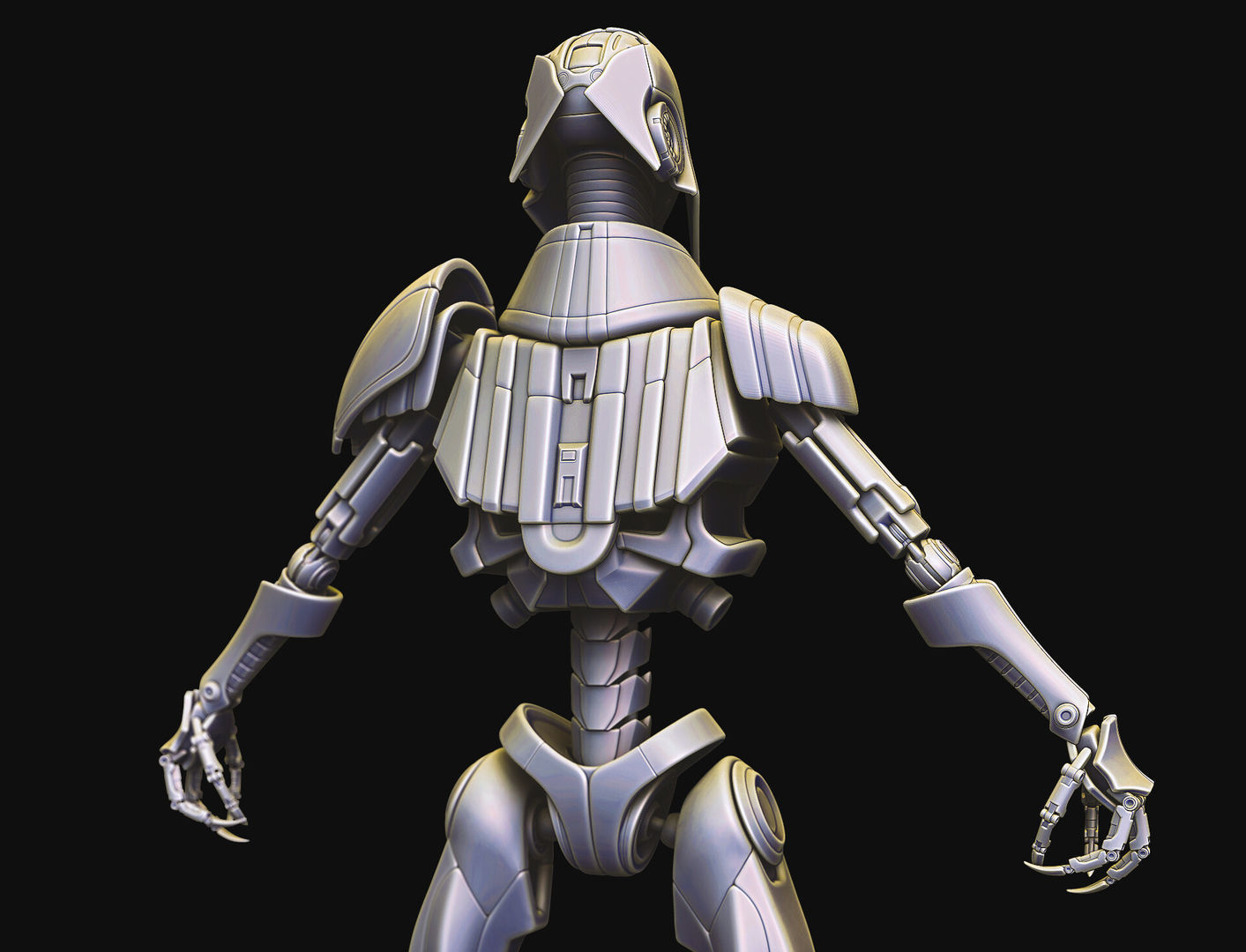 Eg5 Hunter Droid 3D model_1