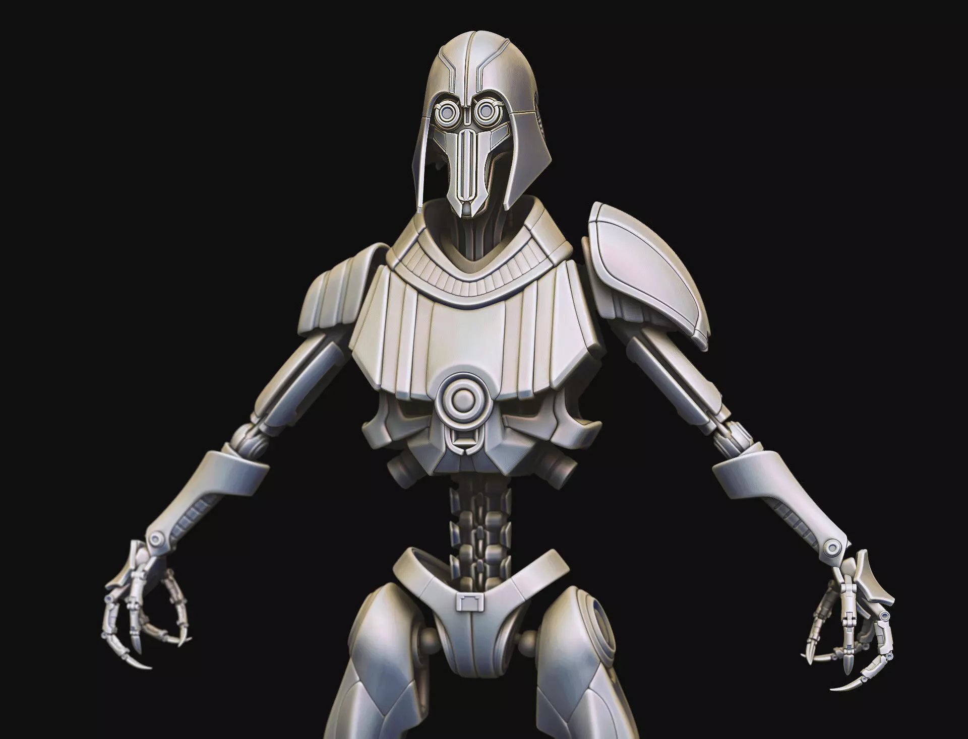 Eg5 Hunter Droid 3D model_0