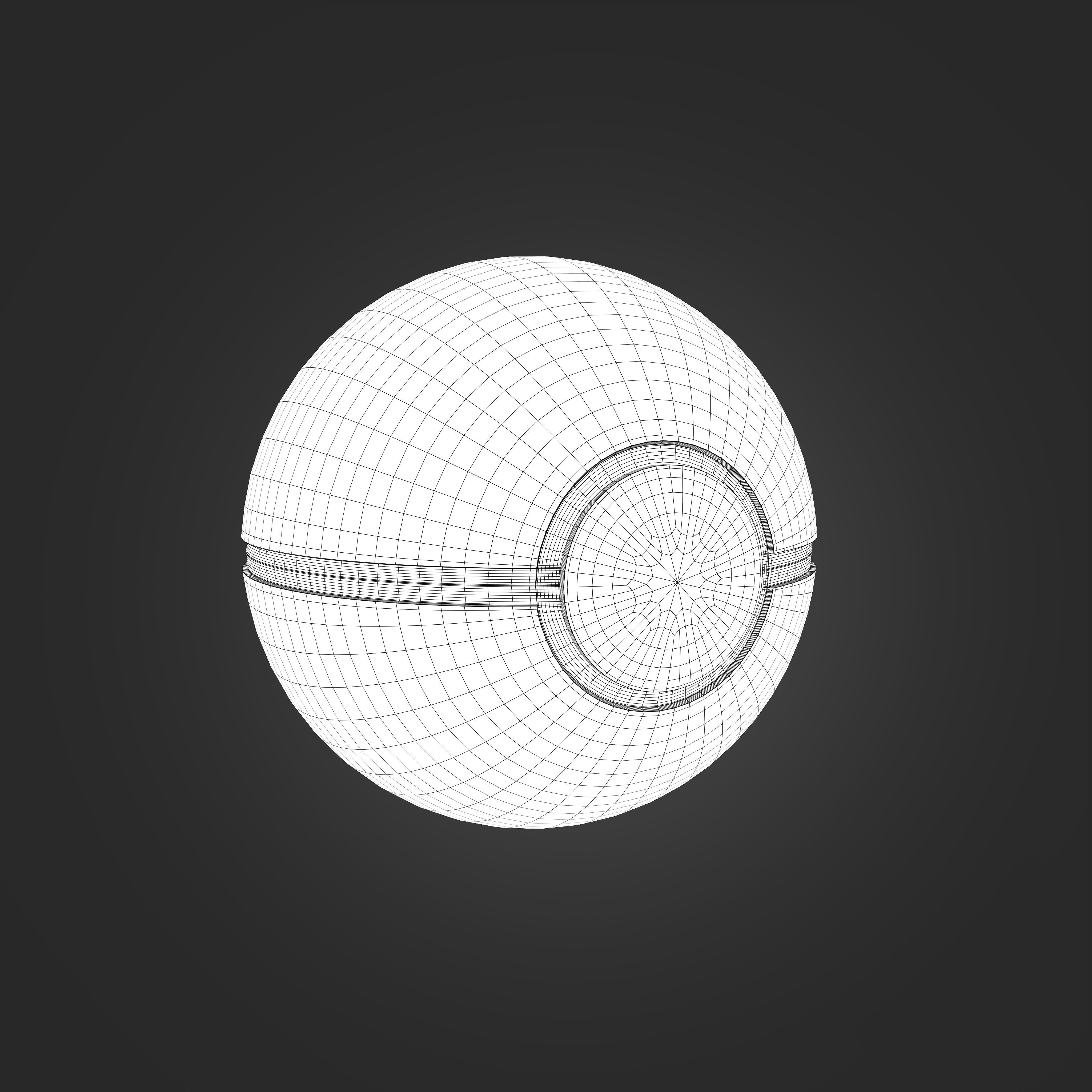 Poke Ball from Pokemon 3D print model_3