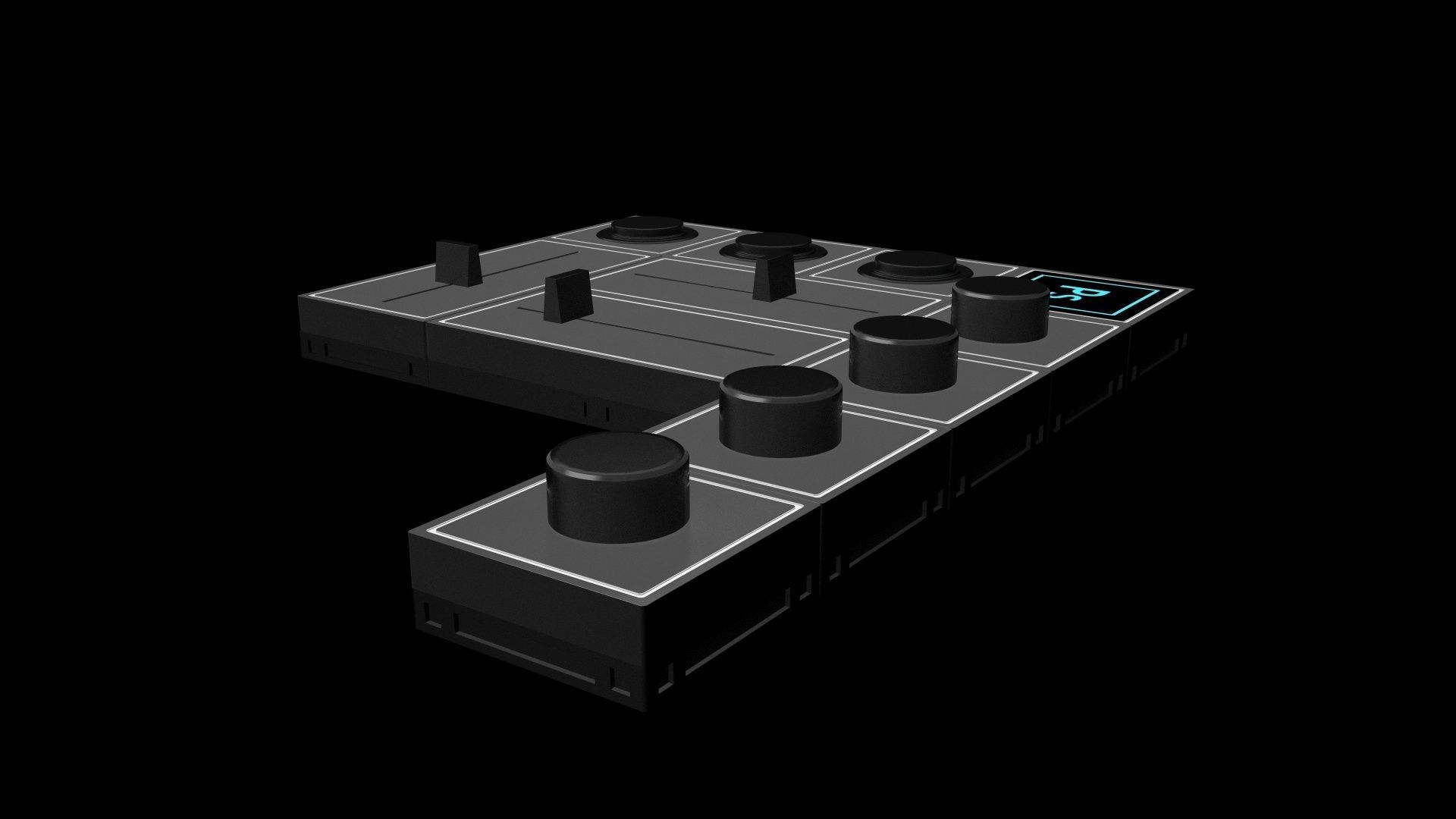 Palette Gear 3D model_7