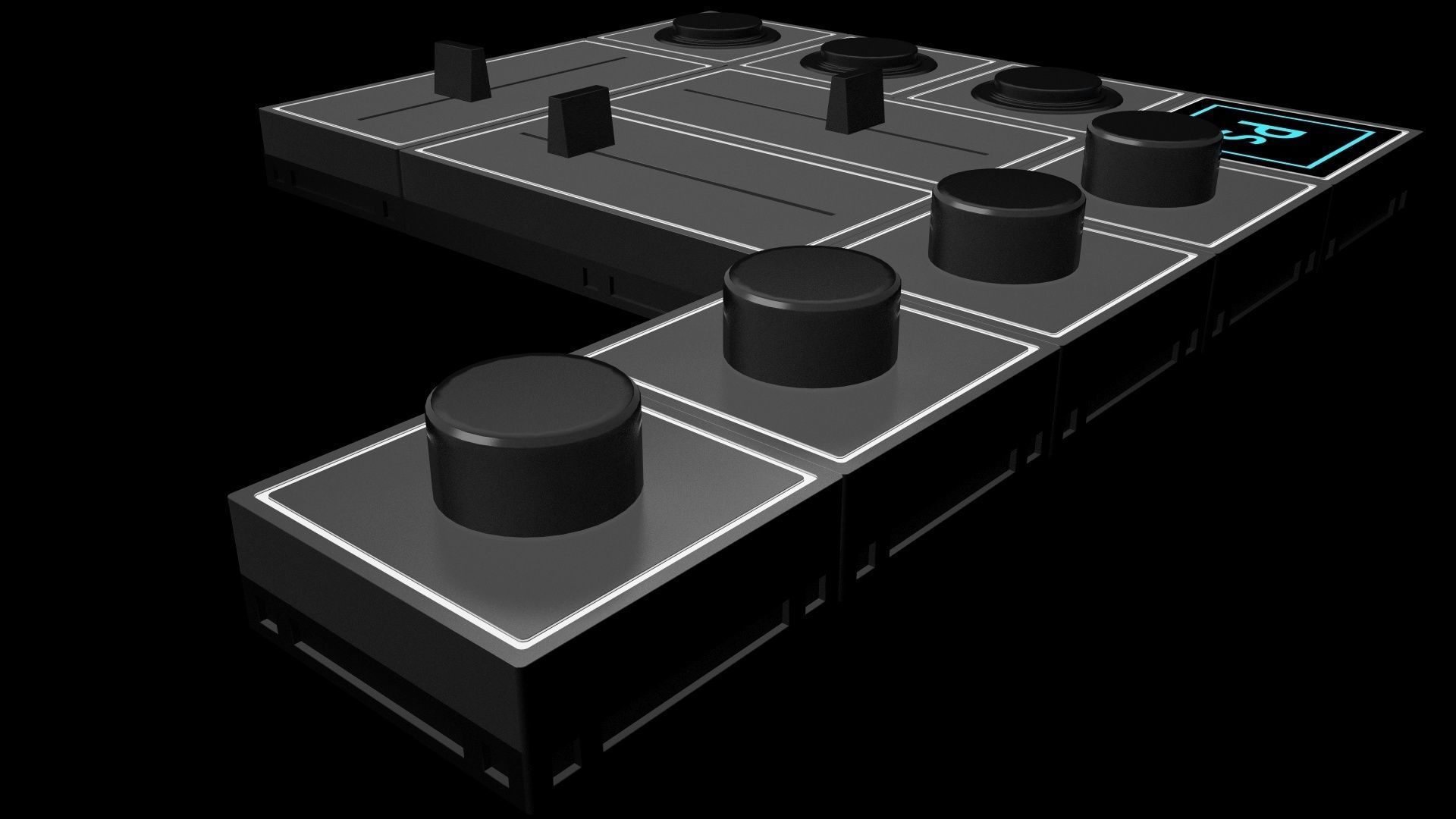 Palette Gear 3D model_3