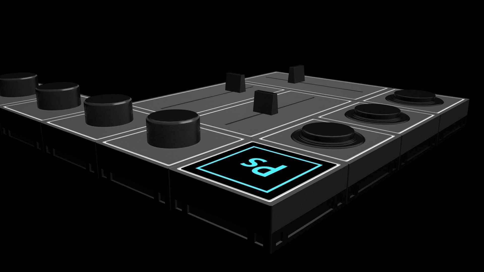 Palette Gear 3D model_4