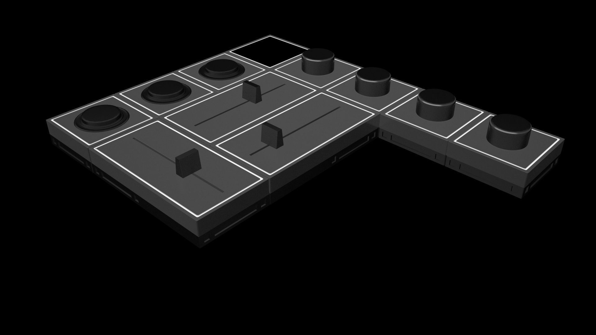 Palette Gear 3D model_8