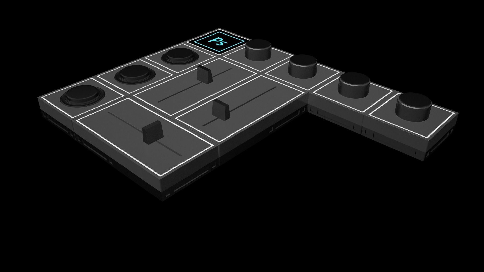 Palette Gear 3D model_6