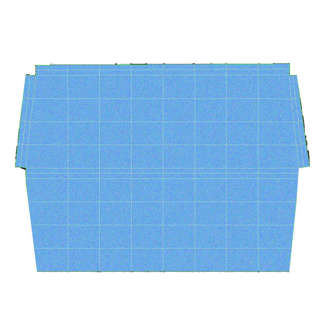 Low poly fabric sofa in a slightly primitive style Low-poly 3D model_13