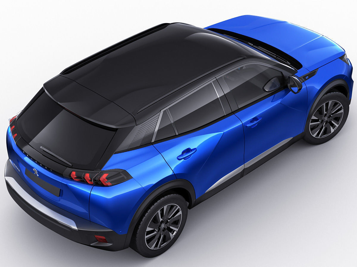 Peugeot e-2008 2020 3D model_6