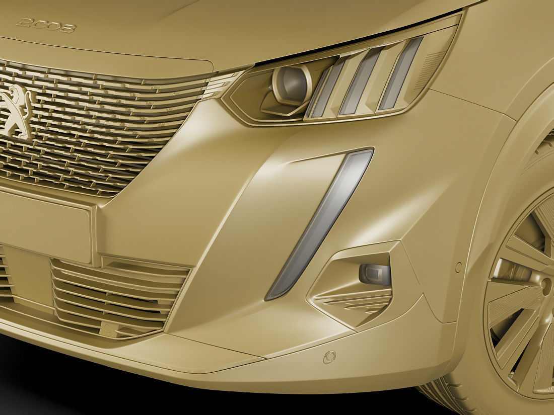 Peugeot e-2008 2020 3D model_17
