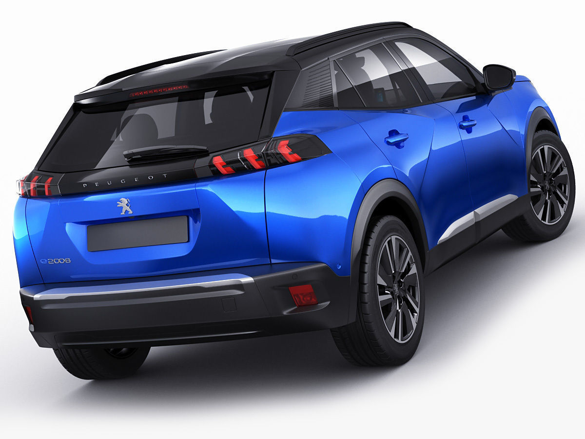 Peugeot e-2008 2020 3D model_1