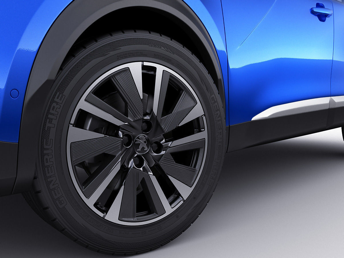 Peugeot e-2008 2020 3D model_9