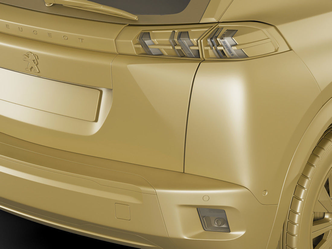 Peugeot e-2008 2020 3D model_18