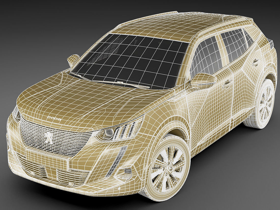 Peugeot e-2008 2020 3D model_19