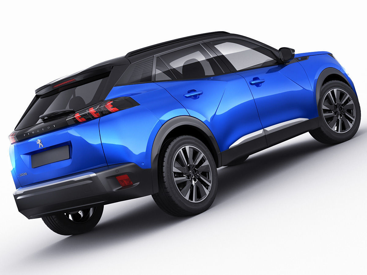 Peugeot e-2008 2020 3D model_8
