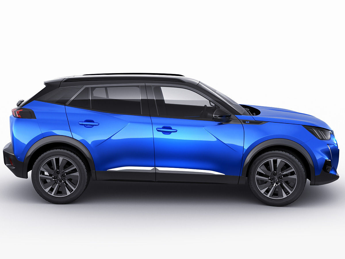 Peugeot e-2008 2020 3D model_2